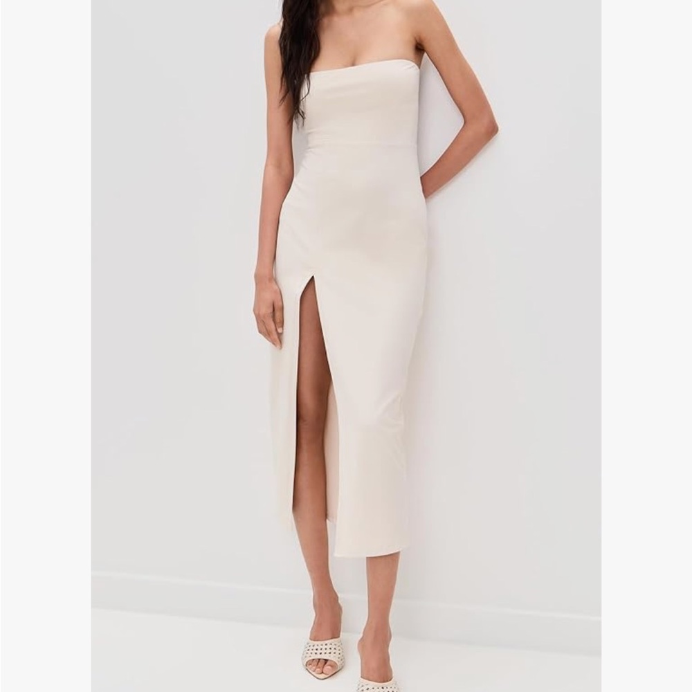 Susana Monaco Strapless Cream Dress